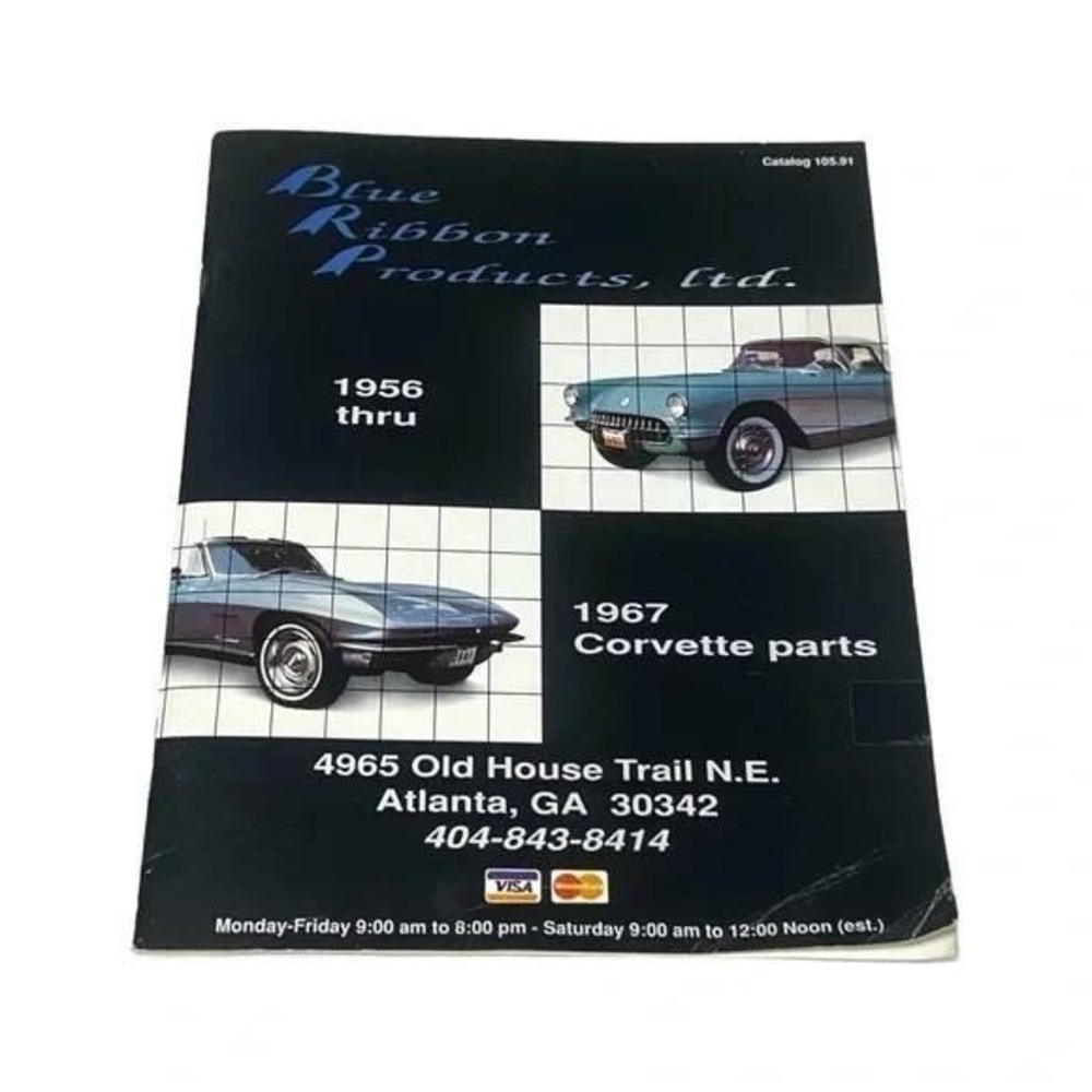 Blue Ribbon Products 1956 Thru 1967 Corvette Parts Vintage Catalog